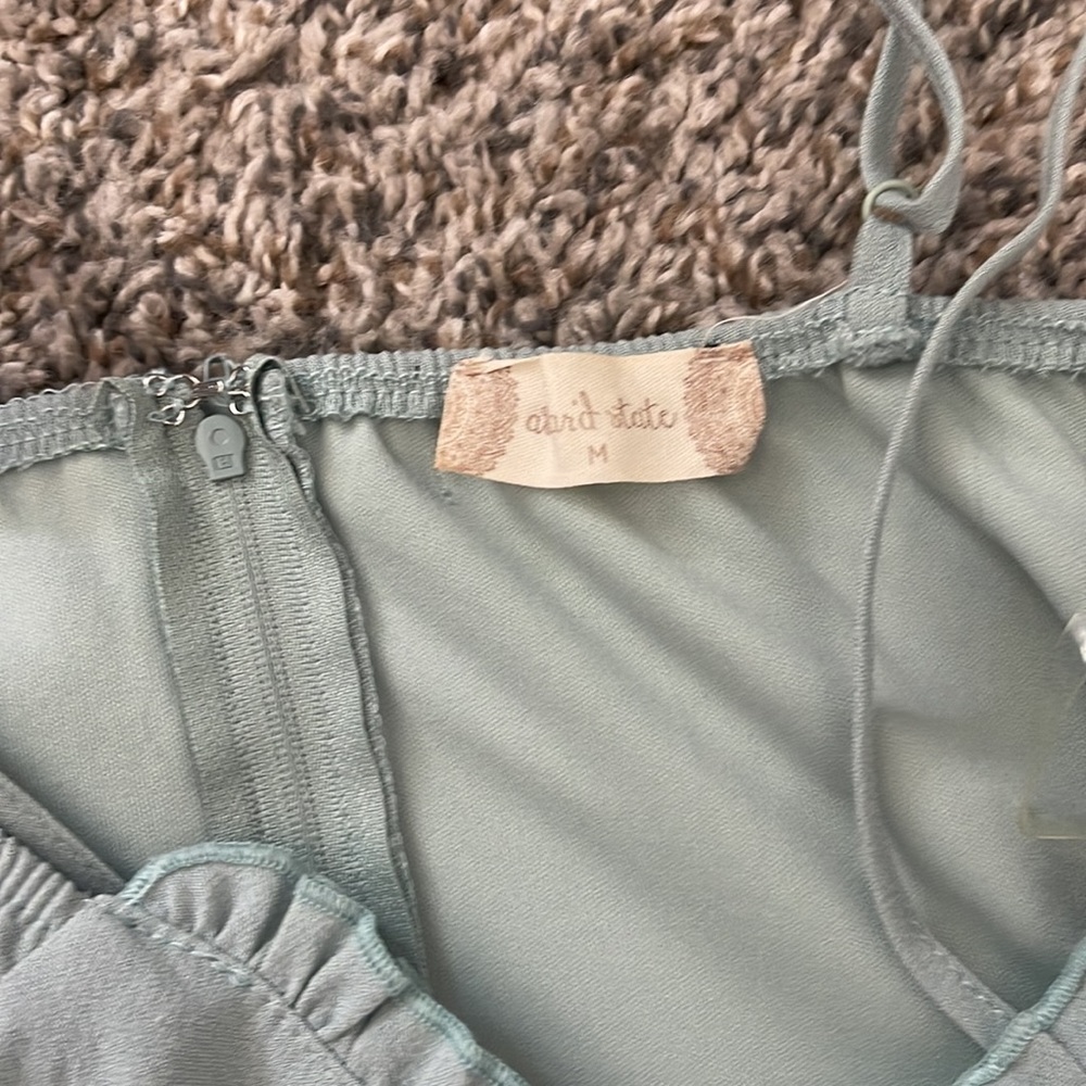 Green Ruffle Dress - Picture 2 of 2